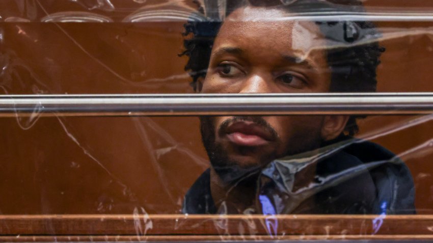 D4vd looks on during his arraignment for the murder of Celeste Rivas Hernandez at Clara Shortridge Foltz Criminal Justice Center on April 20, 2026 in Los Angeles, California.