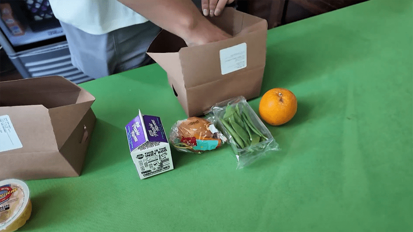 Foto de merienda.