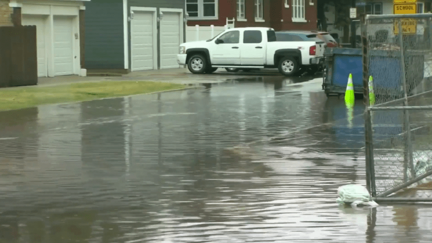 Foto de calle inundada