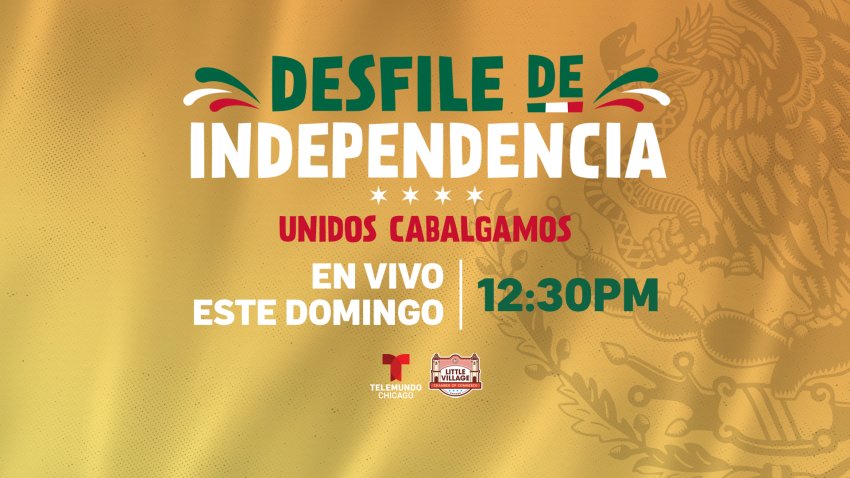 Gráfica que lee Desfile de Independencia Unidos Cabalgamos Domingo 13 de septiembre