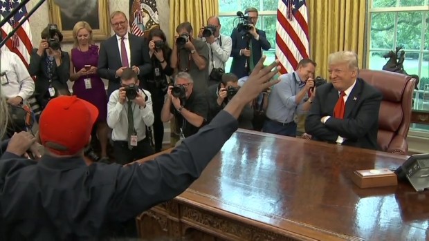 Rapero Kanye West dice que ama al presidente Trump