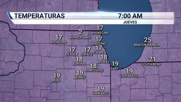 El tiempo este miércoles en Chicago y alrededores