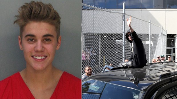 Video: Justin Bieber sale de la cárcel de Miami