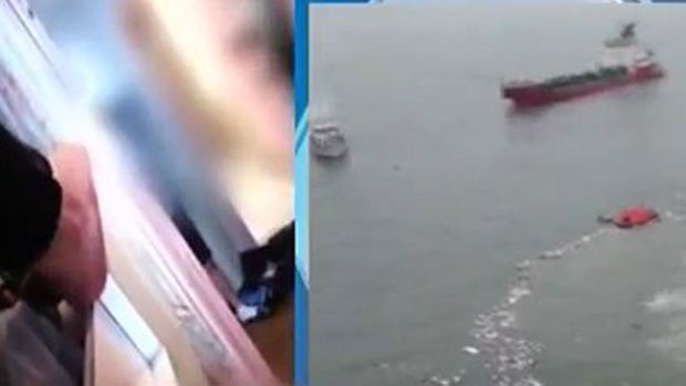 Video: Graban aterradoras imágenes del Sewol