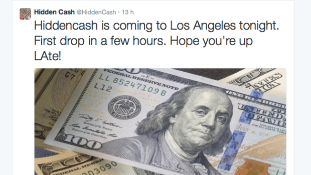 Video: En Los Angeles, dinero de "Hidden Cash"