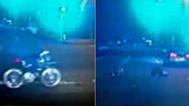 Video: Paseo en bicicleta termina en horror