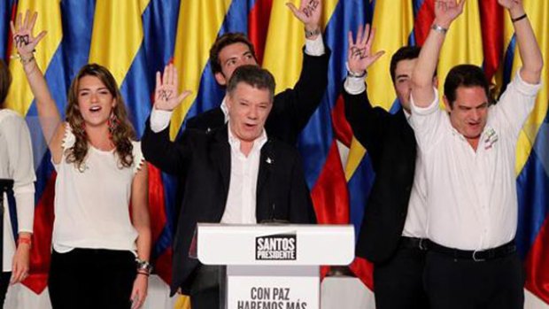 Video: Santos gana la reelección en Colombia