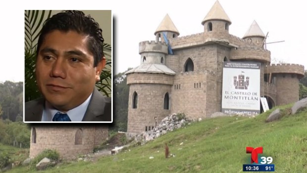 Video: Castillo de senador causa polémica