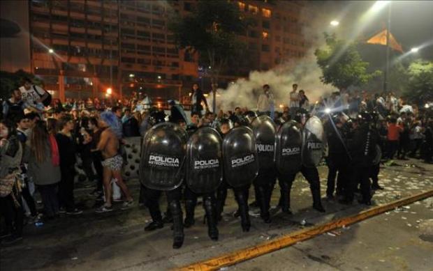 Video: Disturbios en Argentina tras derrota