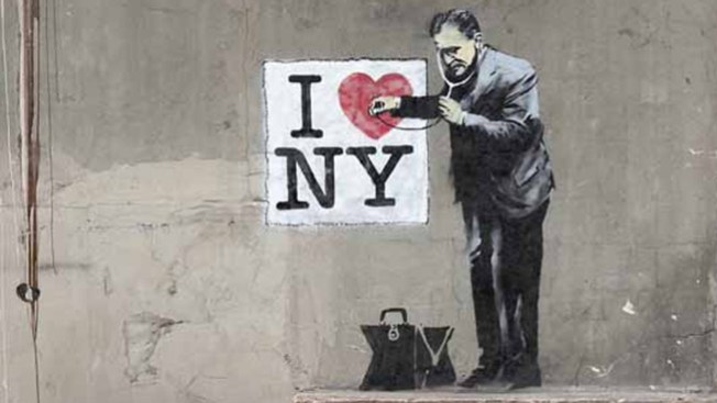El misterioso Banksy llegó a NY