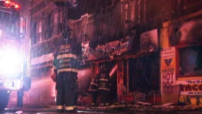 Voraz incendio en Garfield Park