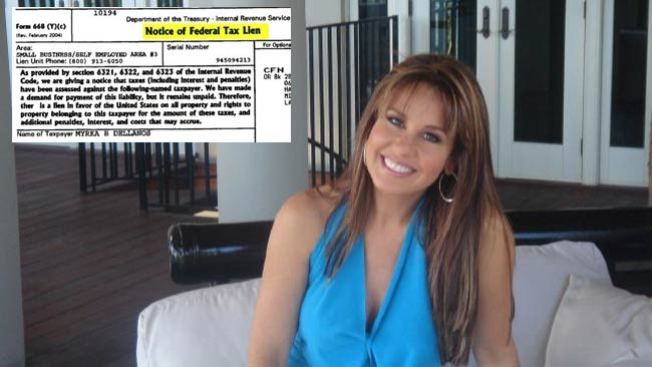 El IRS persigue a Myrka Dellanos