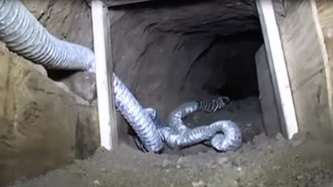 Cierran un narcotúnel con cemento