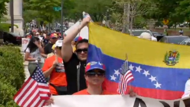 Caravana de Venezolanos llega a DC