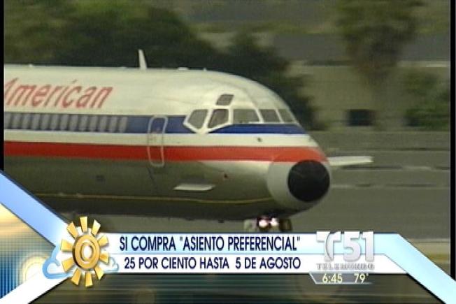 Descuento en boletos aéreos